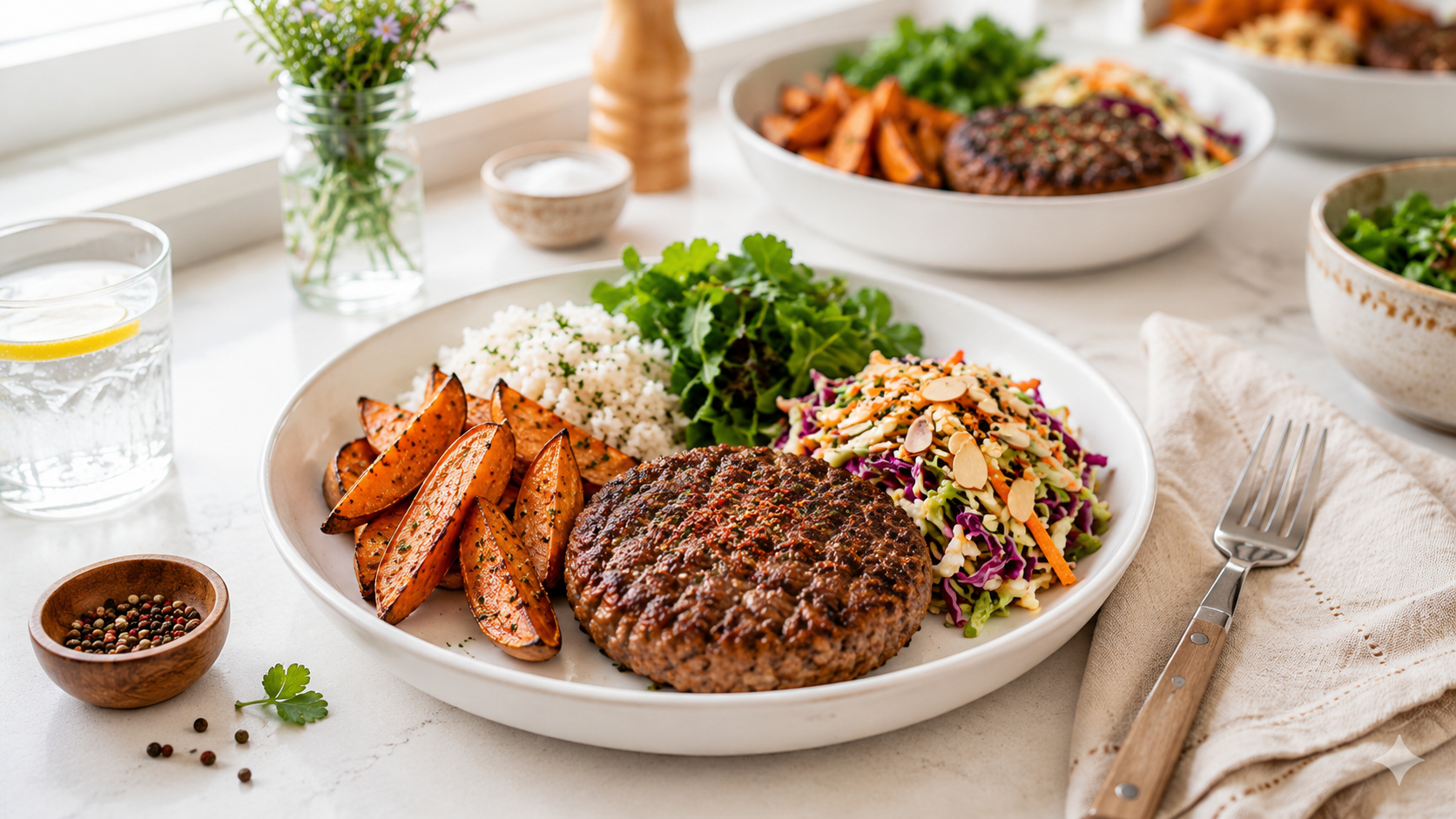Keto and paleo approved burger patties